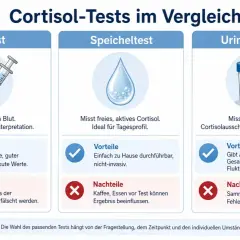 Porównanie metod badania kortyzolu: test krwi, śliny i moczu. Każda metoda ma swoje zalety i wady, a wybór zależy od indywidualnych potrzeb.